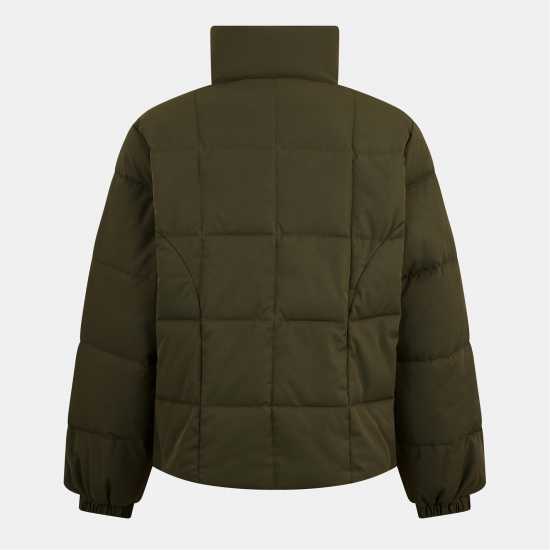 Short Boxy Puffer Jacket  
