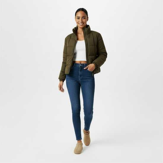 Women's Short Boxy Puffer Jacket  