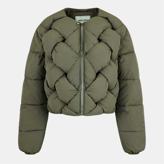 Jw Interwoven Short Puffer Jacket  