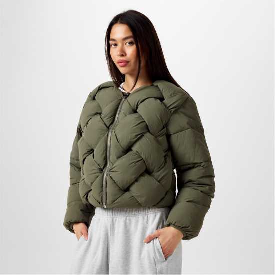 Jw Interwoven Short Puffer Jacket  