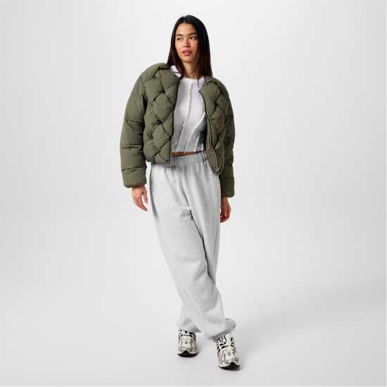 Jw Interwoven Short Puffer Jacket  