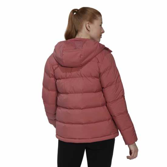 Adidas Дамско Яке Helionic Hooded Down Jacket Womens Чудесно Червено Дамски якета и палта