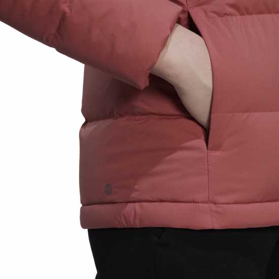Adidas Дамско Яке Helionic Hooded Down Jacket Womens Чудесно Червено Дамски якета и палта