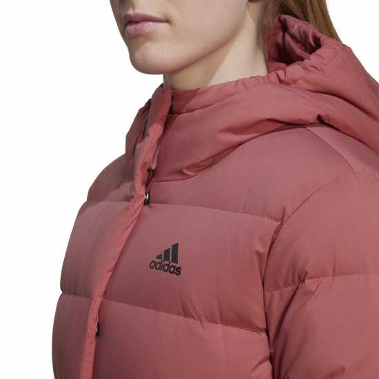 Adidas Дамско Яке Helionic Hooded Down Jacket Womens Чудесно Червено Дамски якета и палта