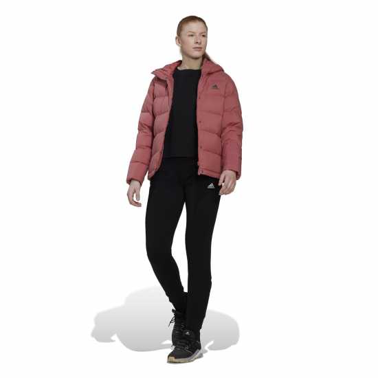 Adidas Дамско Яке Helionic Hooded Down Jacket Womens Чудесно Червено Дамски якета и палта