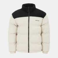 Firetrap Мъжко Яке Puffer Jacket Mens Beige Мъжки якета и палта