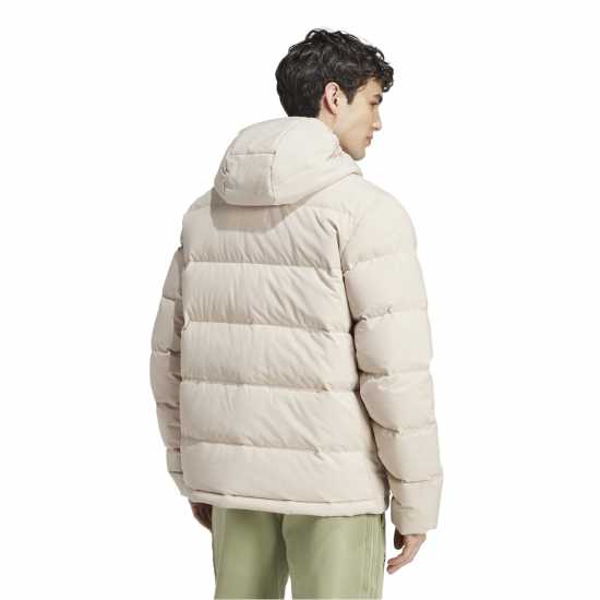 Adidas Пухено Яке Helionic Hooded Down Jacket Wonder Beige 