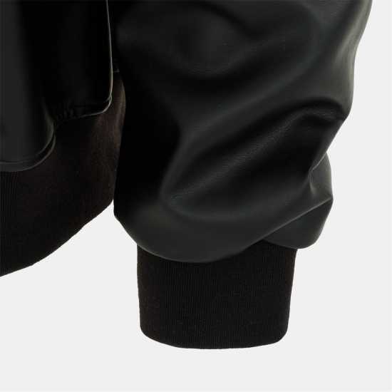 Firetrap Мъжко Яке Hood Pu Jacket Mens  