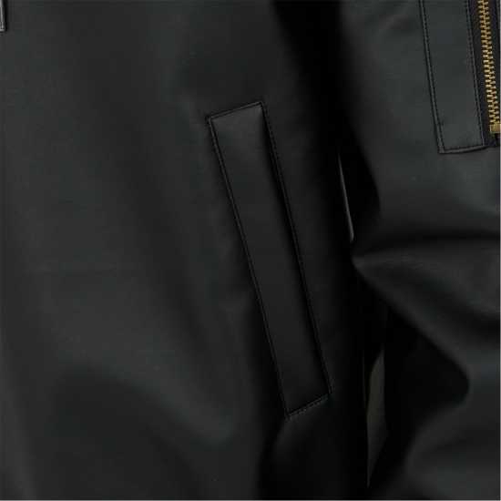 Firetrap Мъжко Яке Hood Pu Jacket Mens  