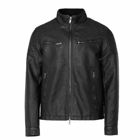 Firetrap Кожено Яке Faux Leather Jacket Mens Firetrap Кожено Яке Faux Leather Jacket Mens