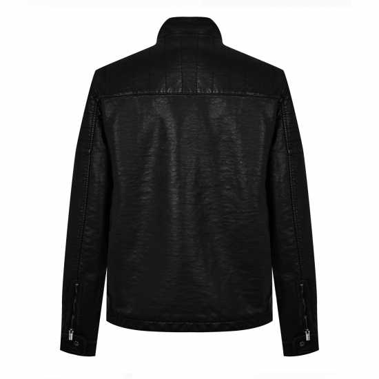 Firetrap Кожено Яке Faux Leather Jacket Mens Firetrap Кожено Яке Faux Leather Jacket Mens