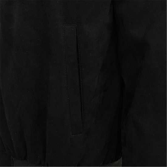 Firetrap Мъжко Яке Suede Jacket Mens Черно 