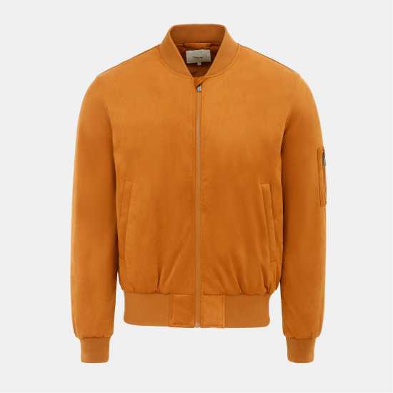 Firetrap Мъжко Яке Suede Jacket Mens Кафяво 