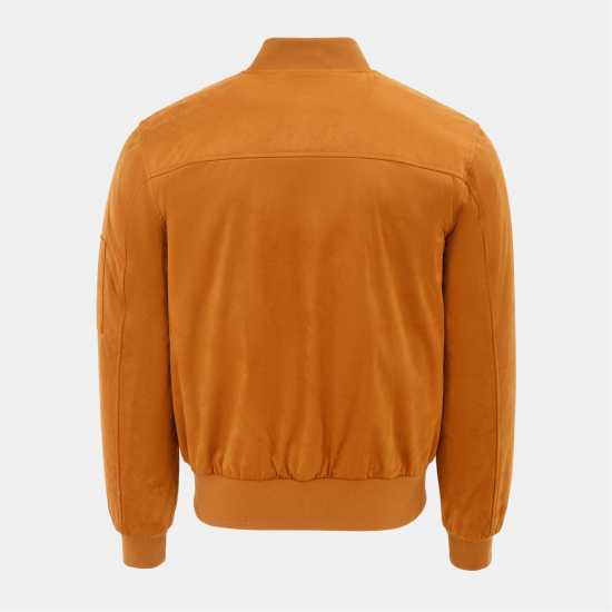 Firetrap Мъжко Яке Suede Jacket Mens Кафяво 