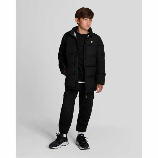Lyle And Scott Kids' Short Quilted Puffer Jacket  