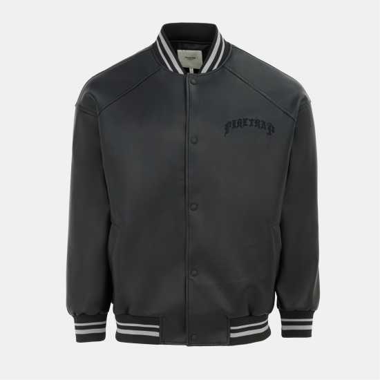Firetrap Мъжко Яке Baseball Pu Jacket Mens  