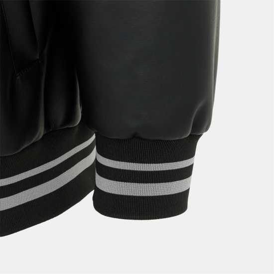 Firetrap Мъжко Яке Baseball Pu Jacket Mens  