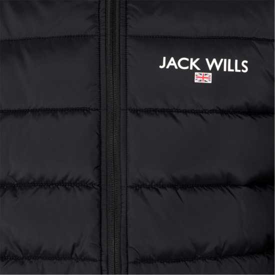 Jack Wills Font Puffer Jkt Jn99 Black Детски якета и палта
