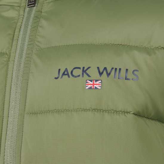 Jack Wills Font Puffer Jkt Jn99 Olivine Детски якета и палта