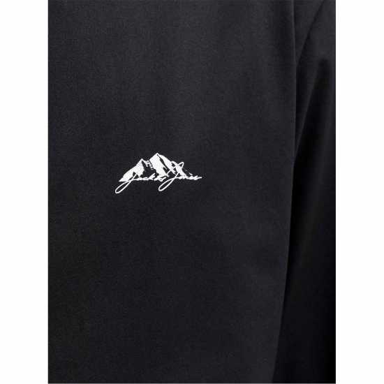 Jack And Jones Mens Windbreaker And Shorts Set Black 