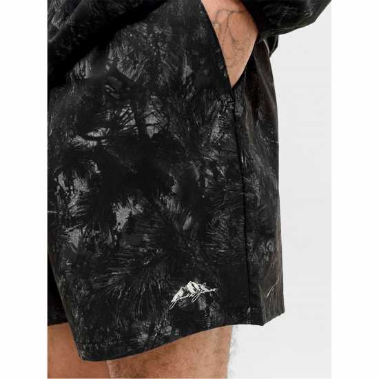 Jack And Jones Mens Windbreaker And Shorts Set AOP 