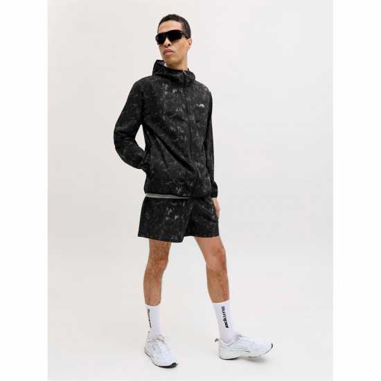 Jack And Jones Mens Windbreaker And Shorts Set AOP 