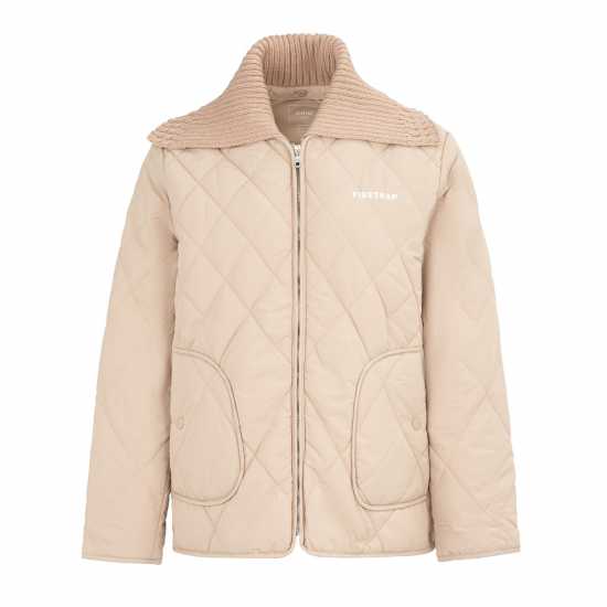 Firetrap Мъжко Яке Quilted Womens Jacket Бяло 