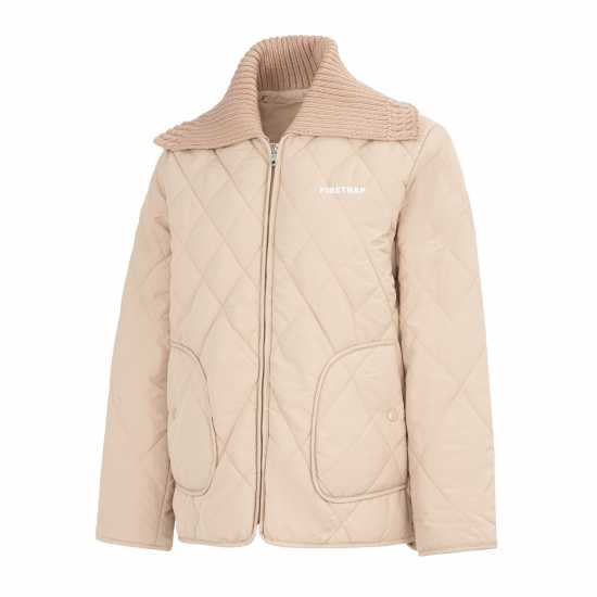 Firetrap Мъжко Яке Quilted Womens Jacket Бяло 