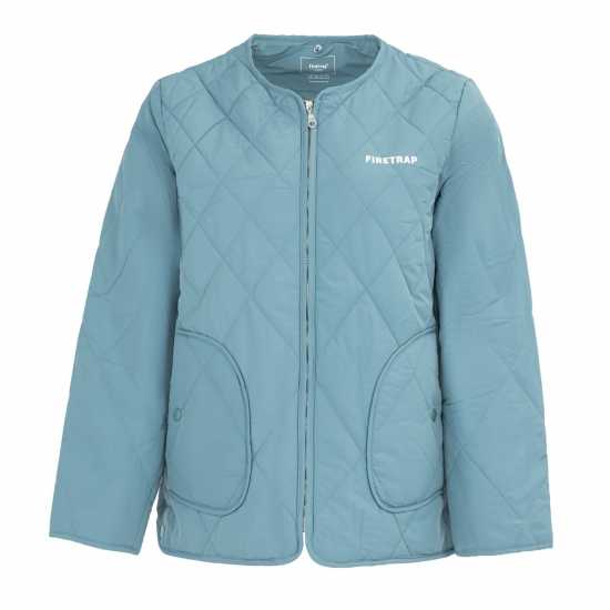 Firetrap Мъжко Яке Quilted Womens Jacket Синьо Firetrap Мъжко Яке Quilted Womens Jacket Синьо