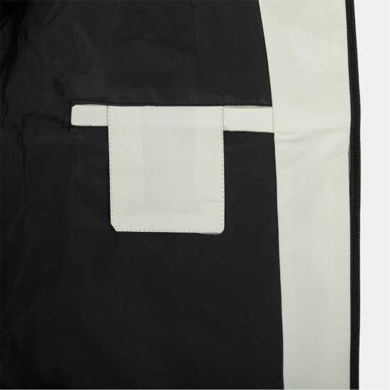 Firetrap Men's Windproof Hooded Long Sleeve Windbreaker White Firetrap Men's Windproof Hooded Long Sleeve Windbreaker White