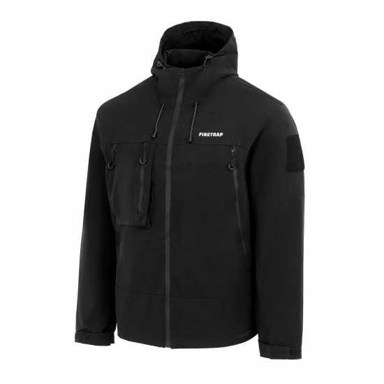 Firetrap Мъжко Яке Windproof Jacket Mens Черно Мъжки якета и палта