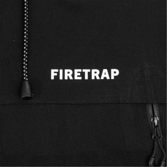Firetrap Мъжко Яке Windproof Jacket Mens Черно Мъжки якета и палта