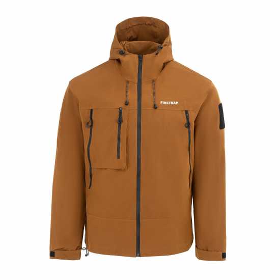 Firetrap Мъжко Яке Windproof Jacket Mens Кафяво Мъжки якета и палта