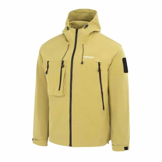 Firetrap Мъжко Яке Windproof Jacket Mens Жълто Мъжки якета и палта