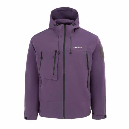 Firetrap Мъжко Яке Windproof Jacket Mens Лилаво Мъжки якета и палта