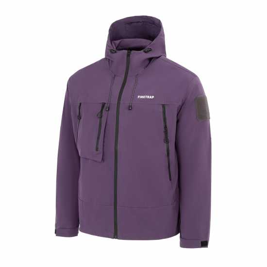 Firetrap Мъжко Яке Windproof Jacket Mens Лилаво Мъжки якета и палта