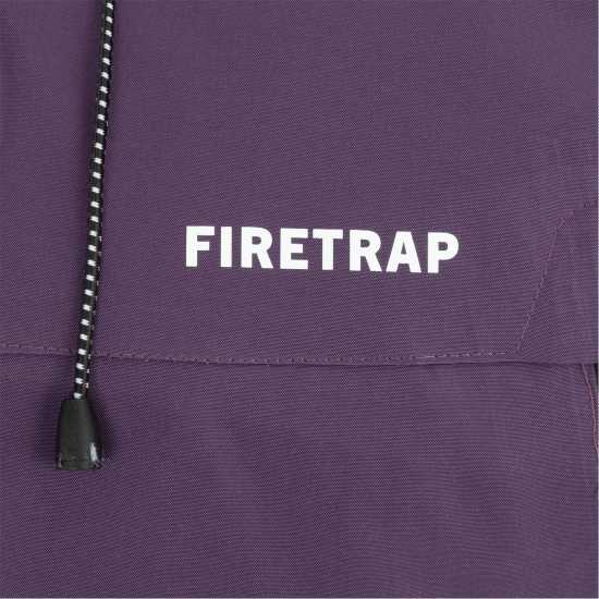Firetrap Мъжко Яке Windproof Jacket Mens Лилаво Мъжки якета и палта
