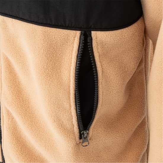 Firetrap Мъжко Яке Полар Fleece Jacket Mens Apricot Illsion 