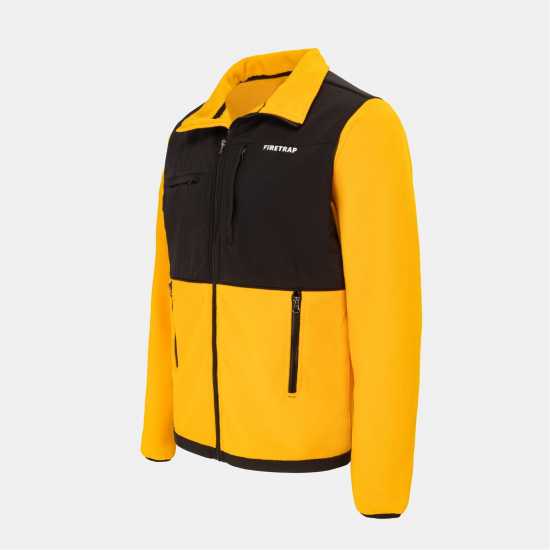 Firetrap Мъжко Яке Полар Fleece Jacket Mens Gold Fusion 