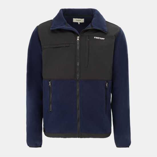 Firetrap Мъжко Яке Полар Fleece Jacket Mens Maritime Blue 