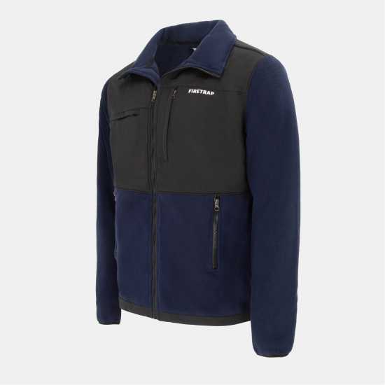 Firetrap Мъжко Яке Полар Fleece Jacket Mens Maritime Blue 