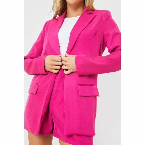 In The Style Pink Longline Blazer  Дамски грейки