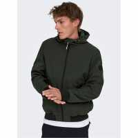 Only And Sons Шел Яке Bowie Hooded Softshell Jacket Торф 