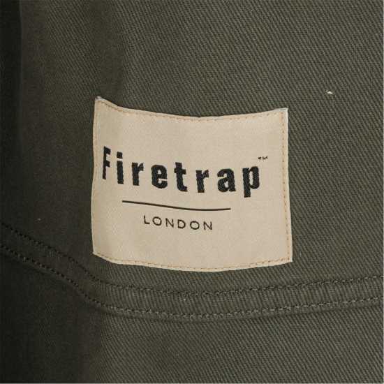 Firetrap Мъжка Риза Heavy Shirt Mens Сиво Firetrap Мъжка Риза Heavy Shirt Mens Сиво