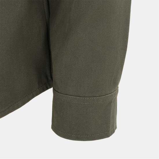 Firetrap Мъжка Риза Heavy Shirt Mens Сиво Firetrap Мъжка Риза Heavy Shirt Mens Сиво