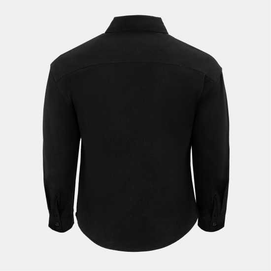 Firetrap Мъжка Риза Heavy Shirt Mens Черно Firetrap Мъжка Риза Heavy Shirt Mens Черно