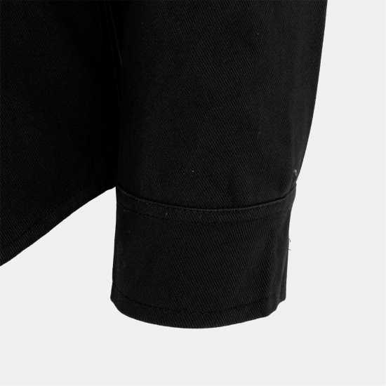 Firetrap Мъжка Риза Heavy Shirt Mens Черно Firetrap Мъжка Риза Heavy Shirt Mens Черно
