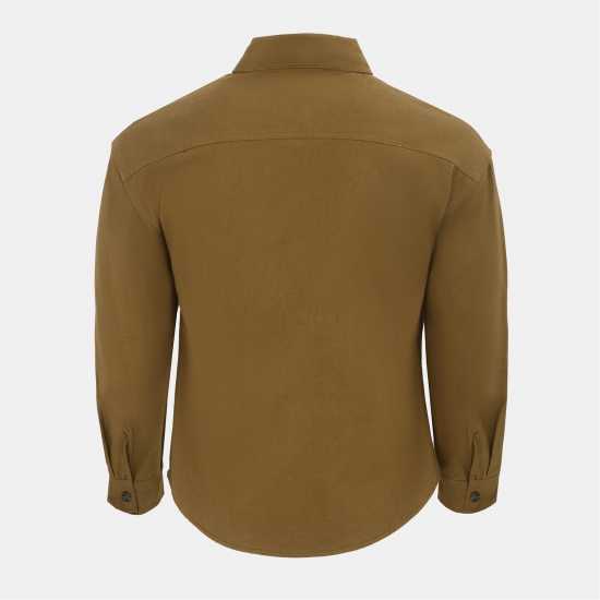 Firetrap Мъжка Риза Heavy Shirt Mens Хаки 