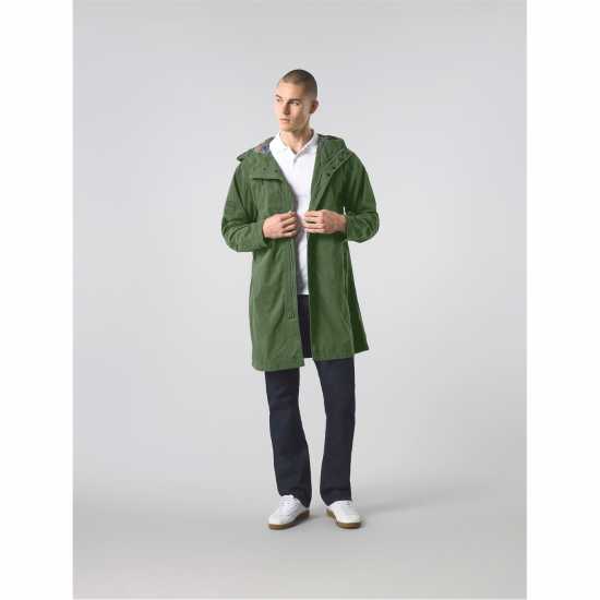 Pretty Green Pg Feltham Parka Sn61 Khaki 