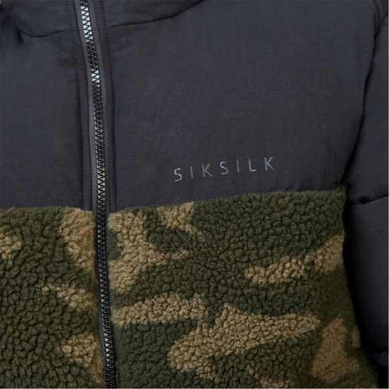 Детско Яке Siksilk Silk Puffer Jacket Juniors  